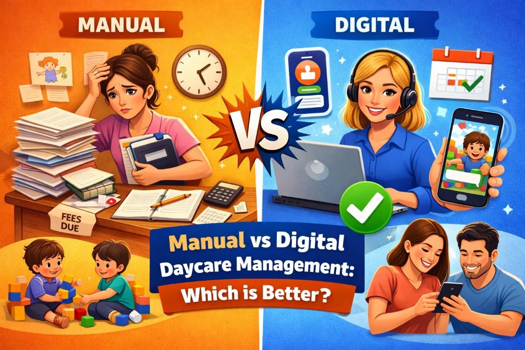 Manual vs Digital Daycare Management: Which is Better?